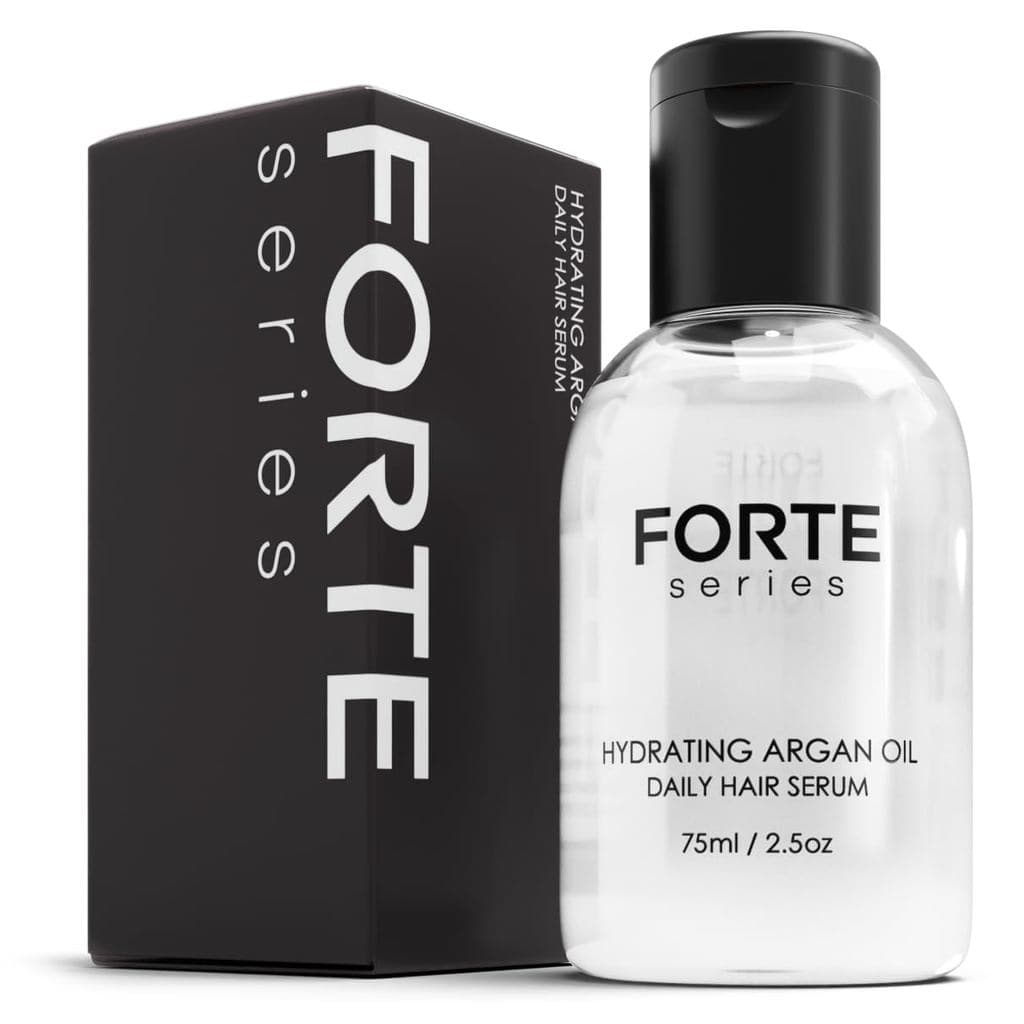 Sérum Capilar Hidratante de Óleo de Argan Alex Costa da Série Forte, Sem Sulfato, para Cabelos Masculinos Secos e Danifi
