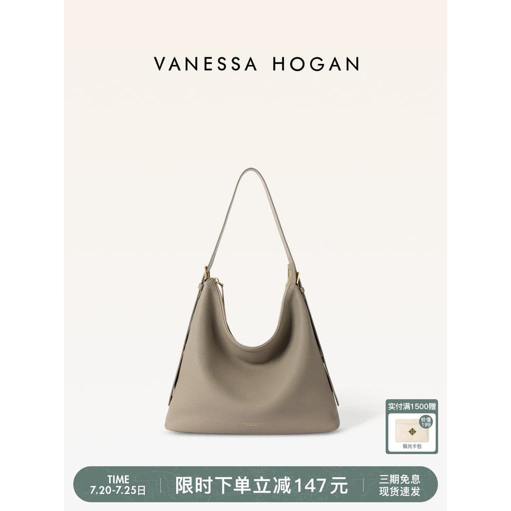 [Presente Tanabata] VH Bolsa Feminina Bolsa Macia Primeira Camada de Couro Grande Capacidade Commuter hobo Bolsa de Ombr