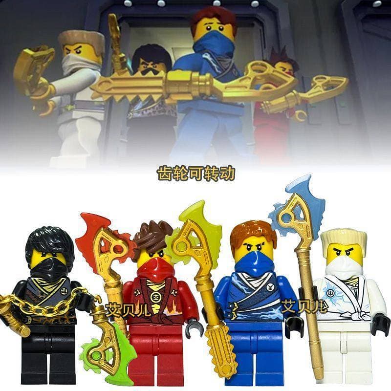 Arma inteligente fantasma Ninja restaurar temporada energia montagem bloco de construção brinquedos minifiguras máquinas
