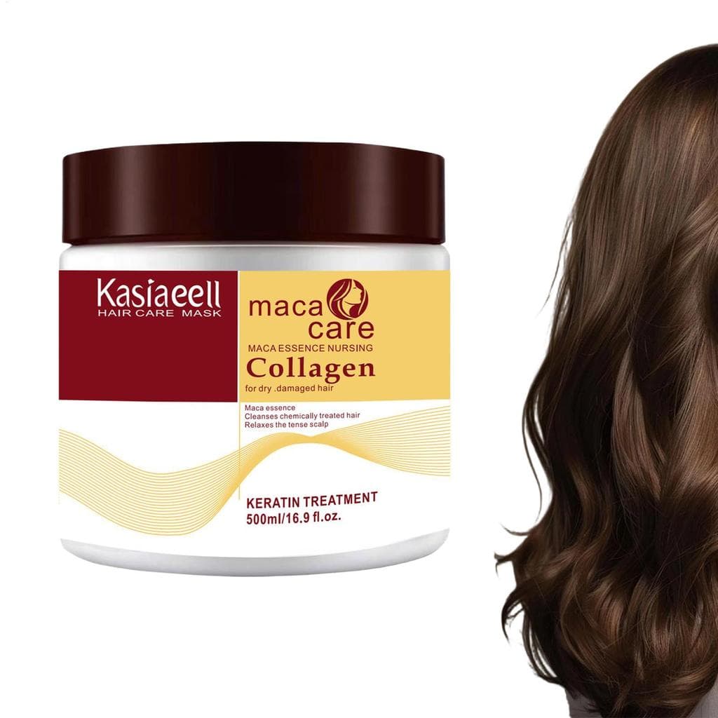 Máscara Capilar 500ml Anti Frizz Reparação Hidratante Suavização Cuidados De Cabelo hontinvn