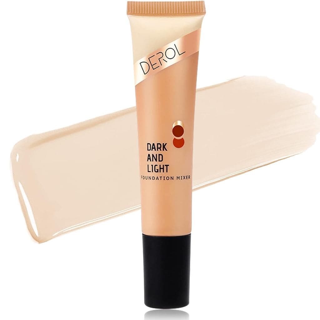 LOKFAR Pigmento Misturador de Base Creme Leve para Ajuste de Tom e Corretor de Cor, Mistura-se Facilmente, Corretor de C