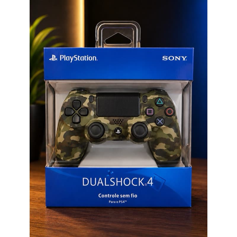Controle PS4 DualShock 4 Sem Fio Bluetooth Joystick Compatível PC TV