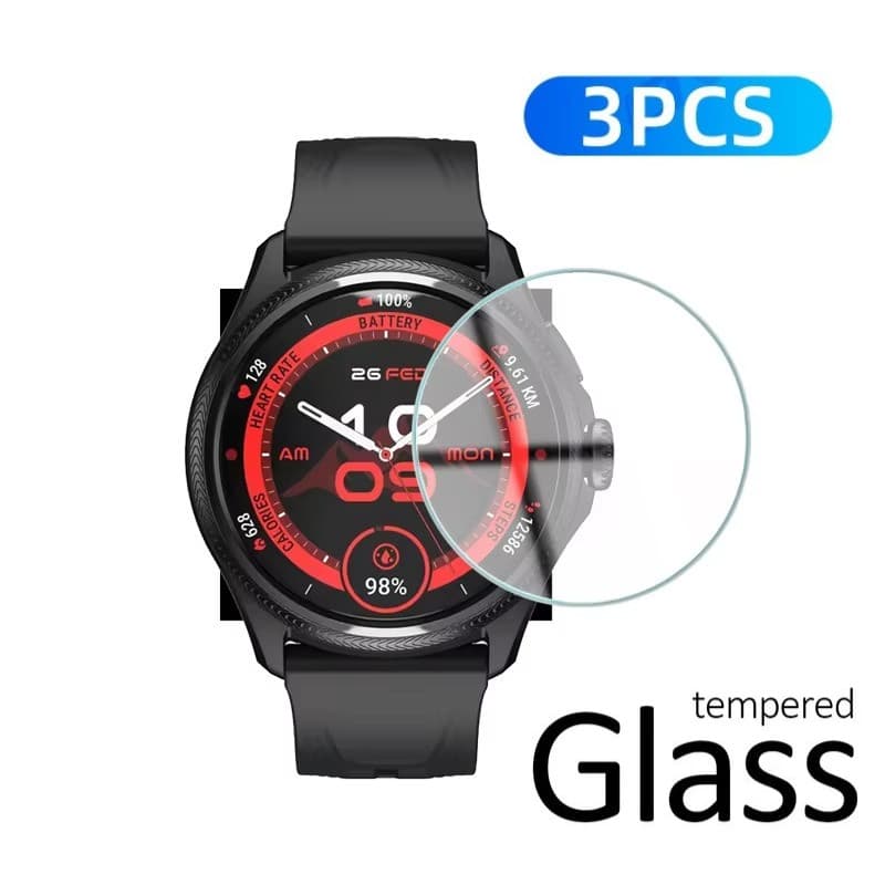 Para TicWatch S2 Pro 3 Ultra 3 Pçs 9H Smartwatch Relógio Inteligente Protetor De Tela De Vidro GTX E2 E C2 Anti-Reflexo