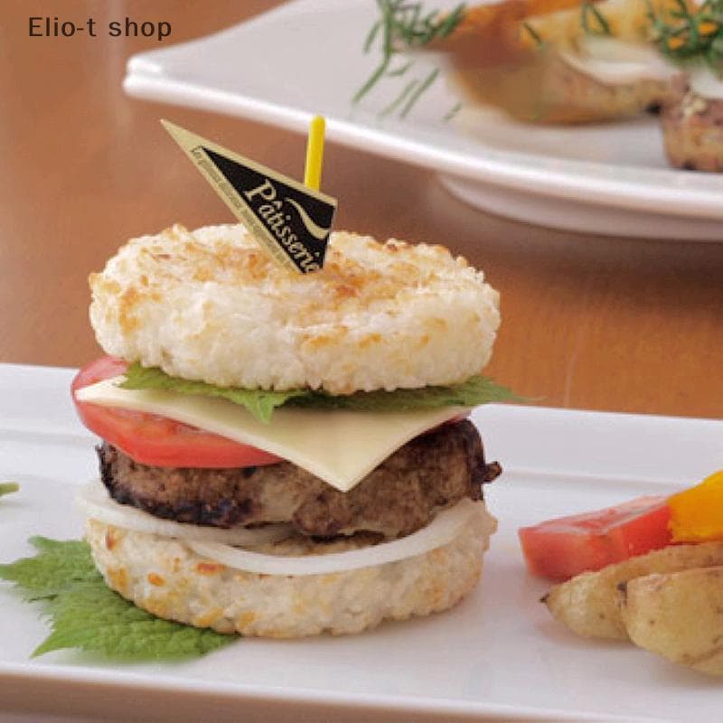 Elio-t Novo Molde Redondo Para Bola De Arroz Com Empurrador De Aço Inoxidável Sobremesa Mousse Anéis Bolo Fácil Desmolda