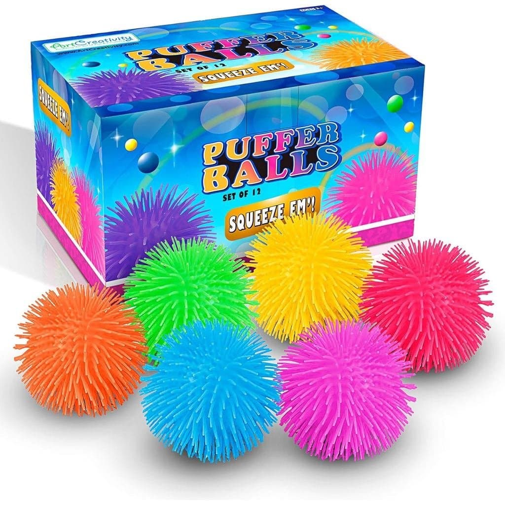 Brinquedos sensoriais para festas de aniversário para meninos, alívio de estresse e criatividade artística, 12 presentes