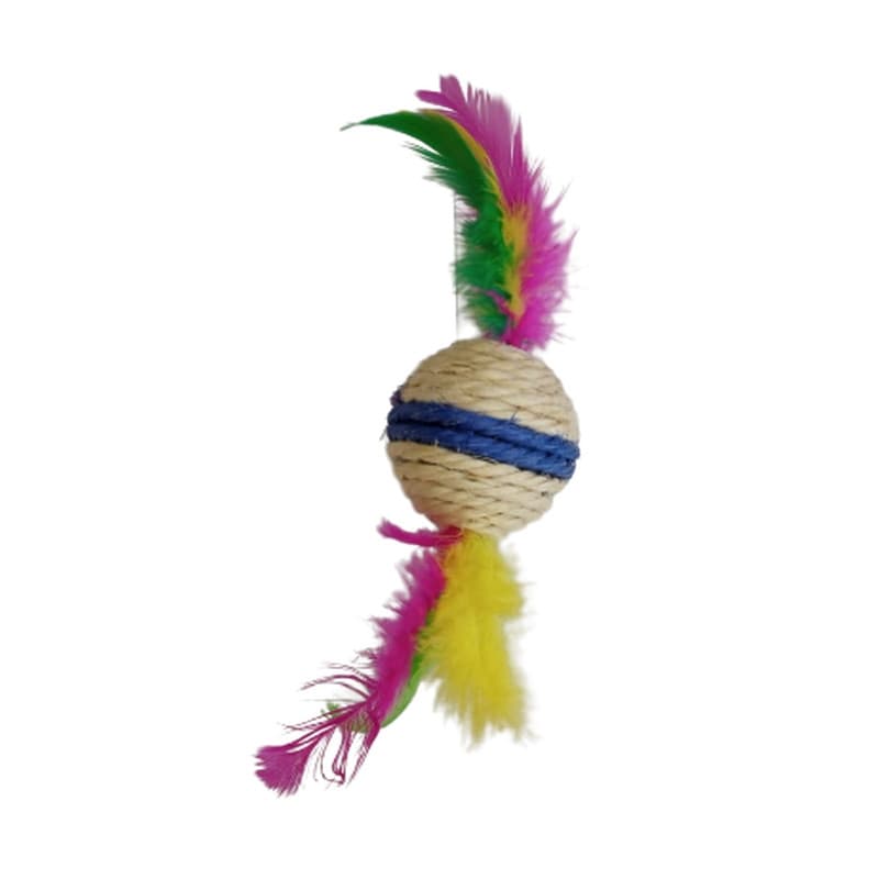 BOLINHA PARA BRINCAR DE SISAL