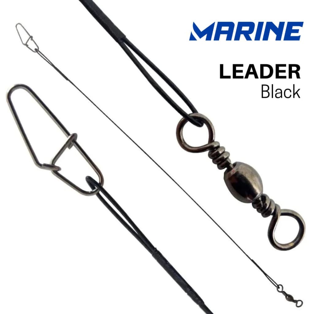 Chicote Empate Cabo de Aço Black Marine 10 ou 20 unidades - Medidas
