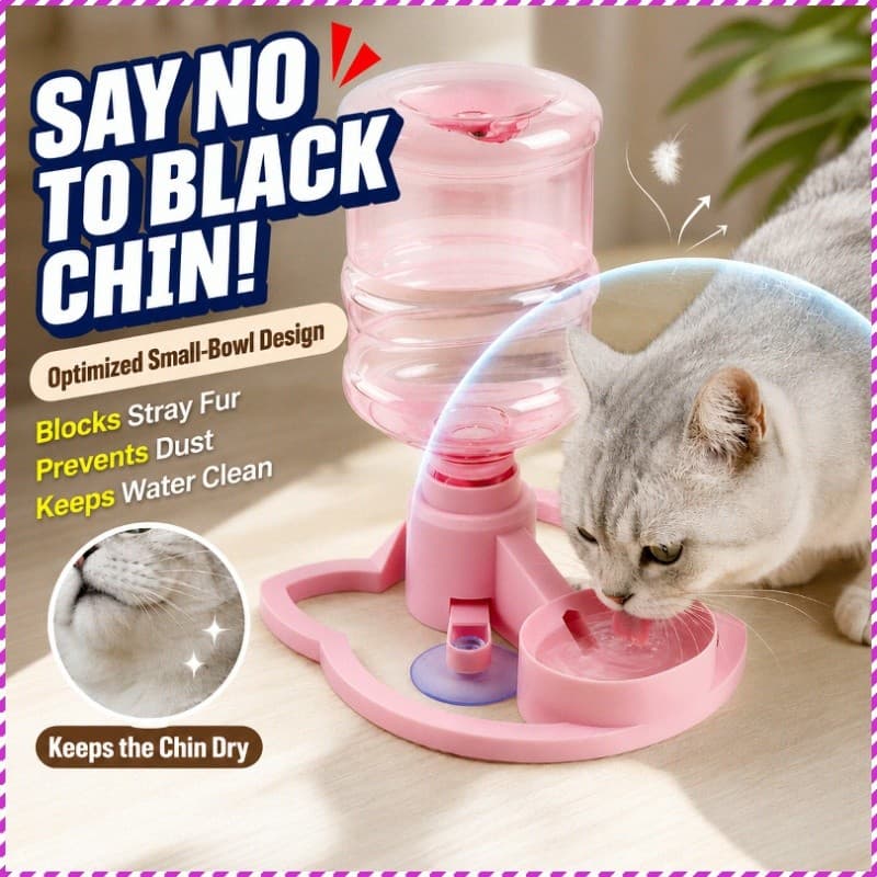 ✨ Fonte de água para gatos / Dispensador automático de água para animais de estimação / Sem filtro / Não elétrico / Tige