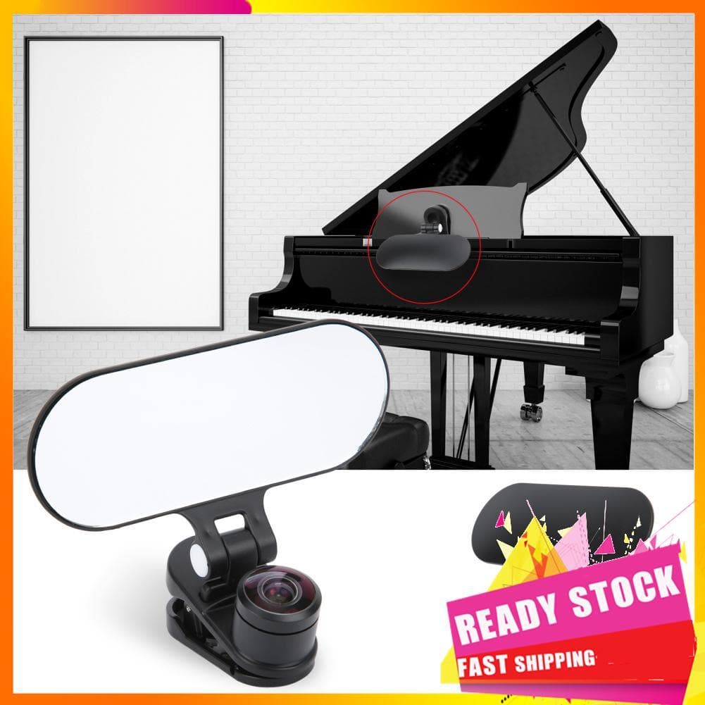 Gfgfgfgg Lente de câmera suspensa para ensino de piano Fisheye Clipe grande angular em acessório de vidro óptico com