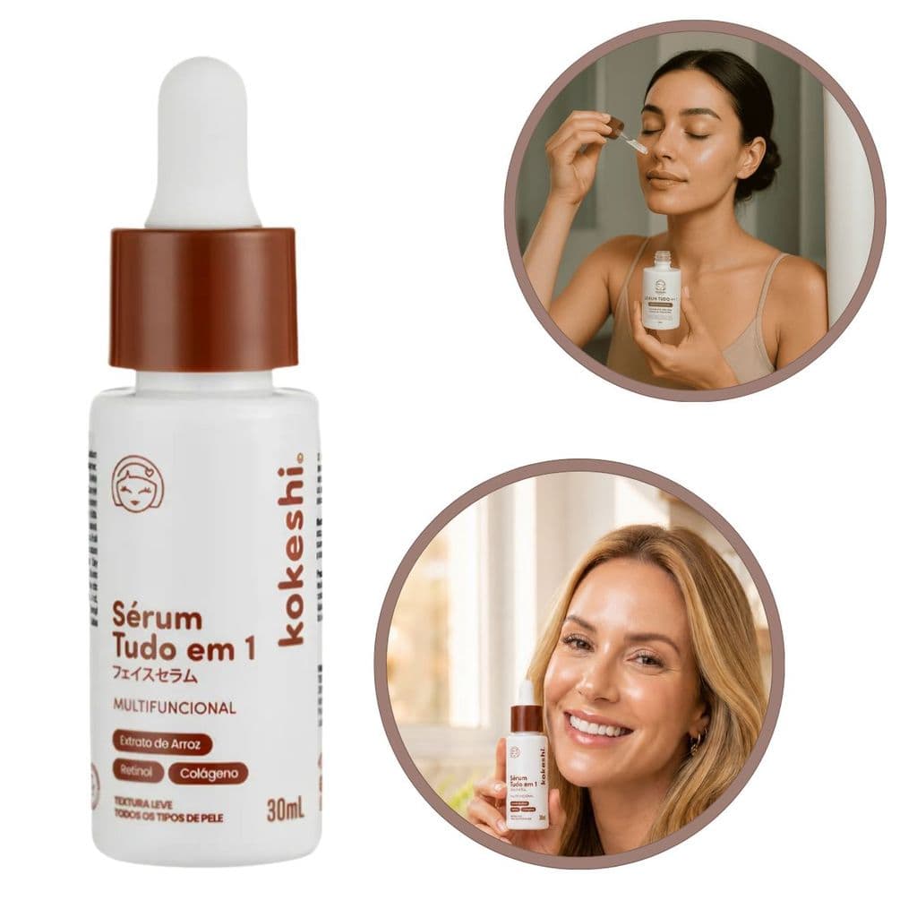Sérum Tudo Em 1 Kokeshi 30ml Anti-idade