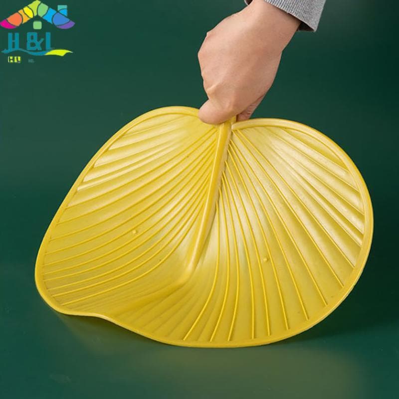" H & L 1/5PCS Estilo Ventilador Retro Plástico Novo Verão De Mão De Refrigeração Arte Cool Leaf Fan Decorações De Casa