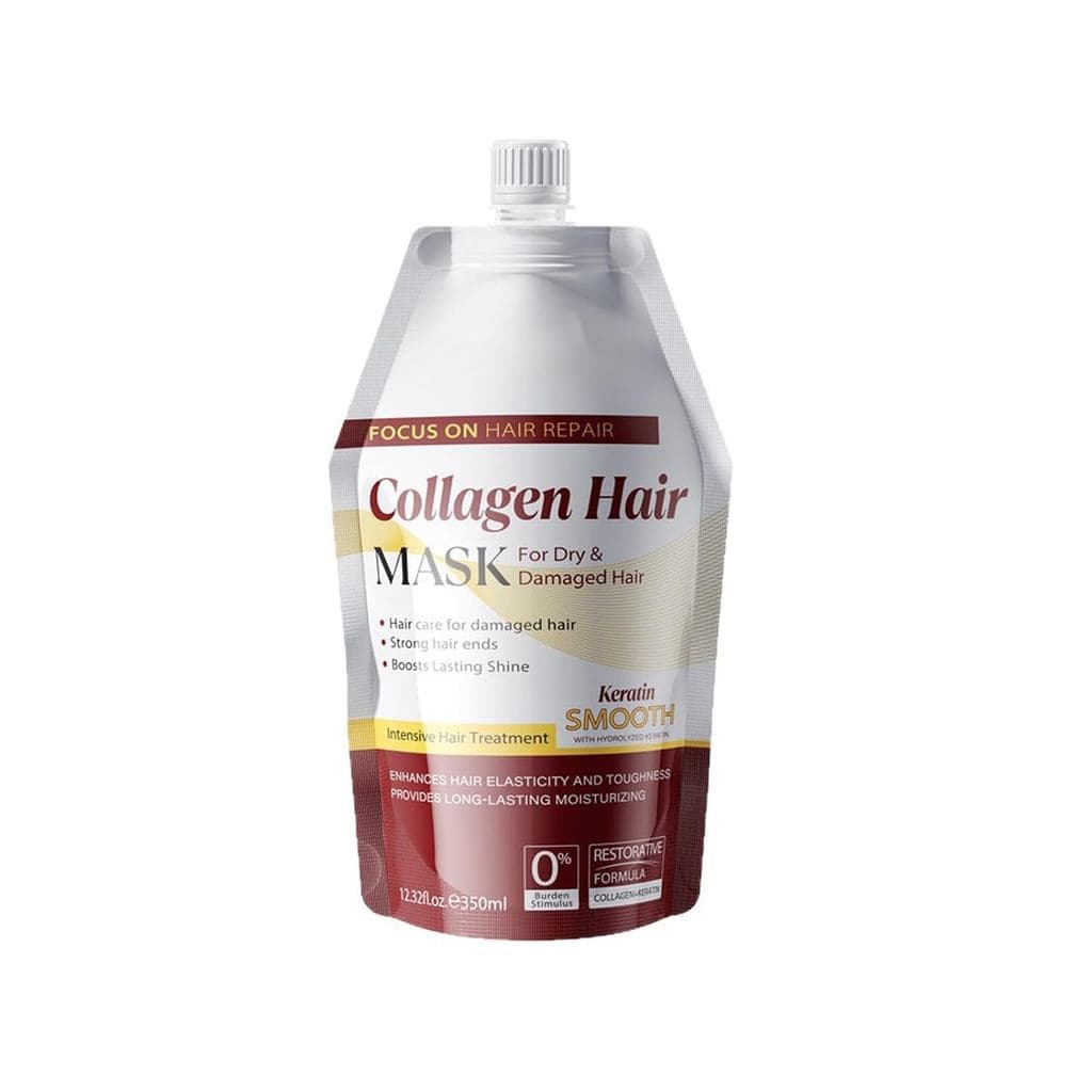 Nova Máscara Capilar de Colágeno Irven, 12,34 Oz, Máscara Capilar de Condicionamento Profundo para Tratamento de Cabelos