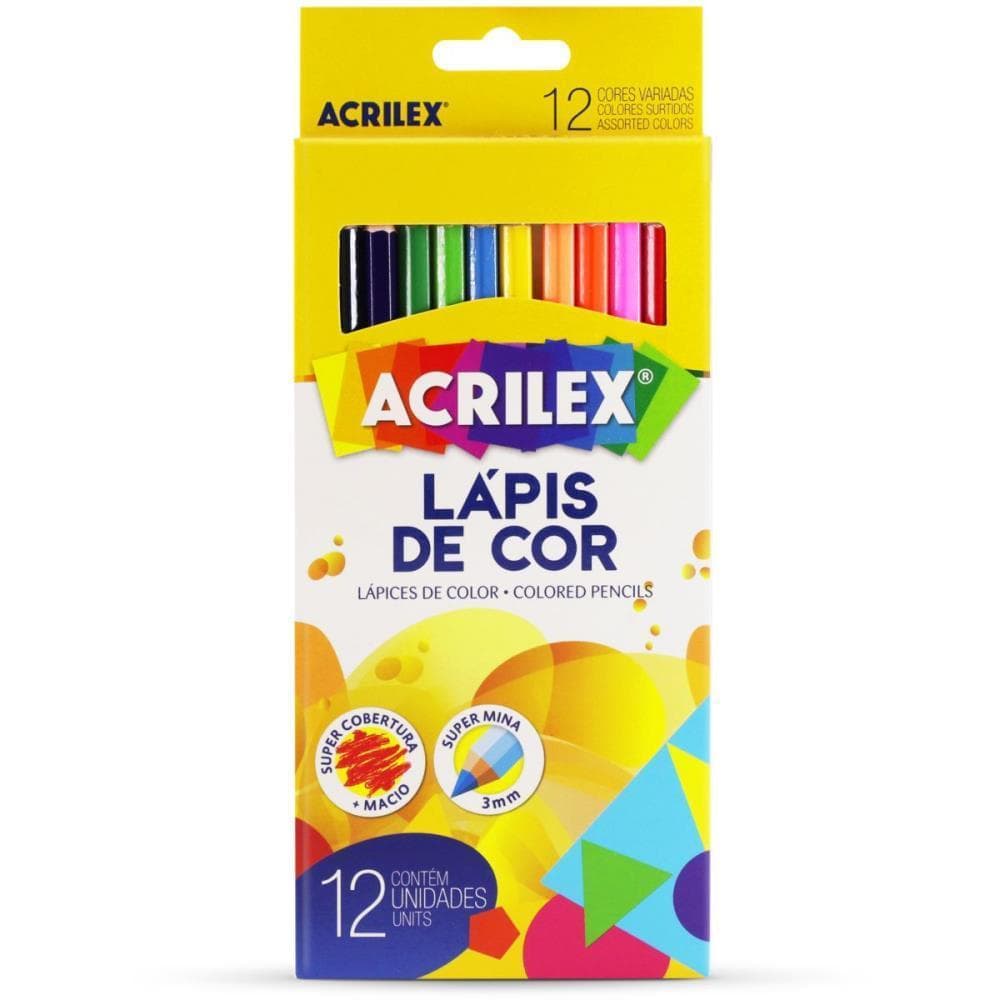 Lapis de COR Sextavado 12 Cores PCT.C/06