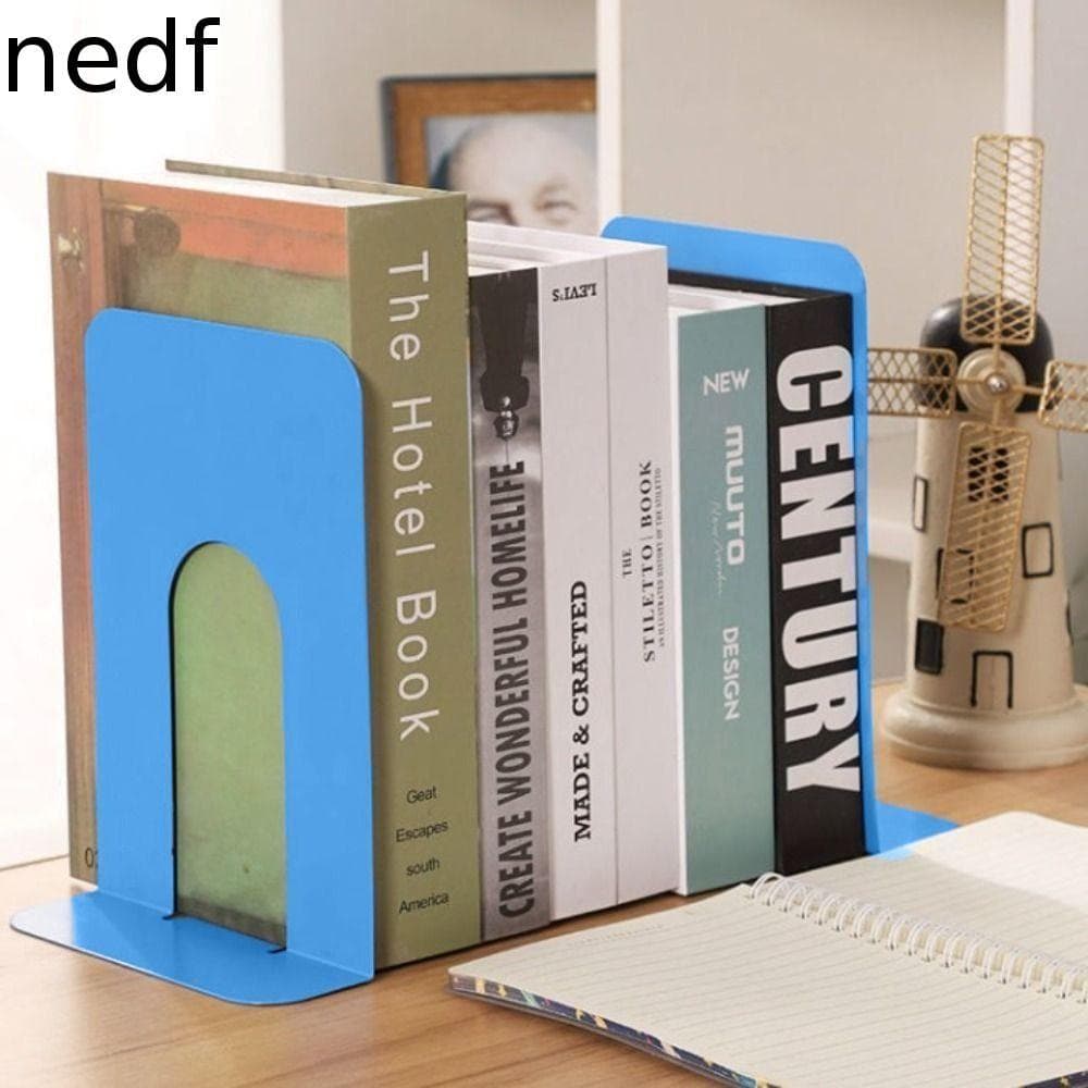 NEDFS Suportes Para Livros De Mesa , Suporte Ferro INS , Revista De Rack De Simples E Durável Em Forma De L