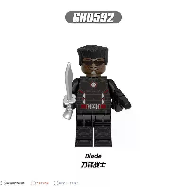 2026 novo estilo compatível Lego super-herói blocos de construção minifigura feminina Deadpool Thunderbolt guerreiro mon