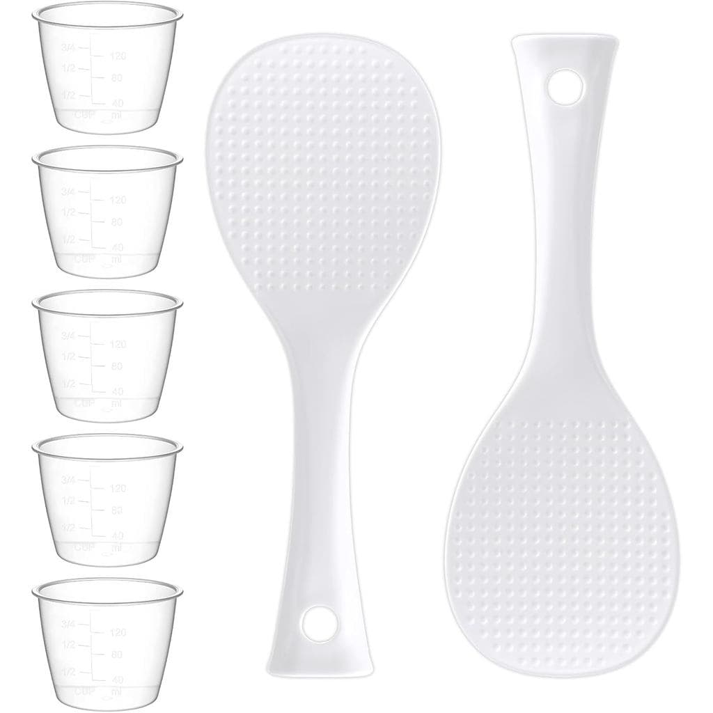 Conjunto de 5 Copos Medidores de Arroz de Plástico, 160 ml, para Panela de Arroz, Substituição de Copo de Arroz, Resiste