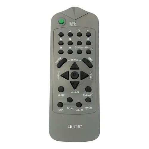 Controle Remoto TV Philco PCR93 Lelong LE7167 Compatível PCR70 TP1452 TP1453 TP2052 TP2062 TP2063 TP2064N PCS2976