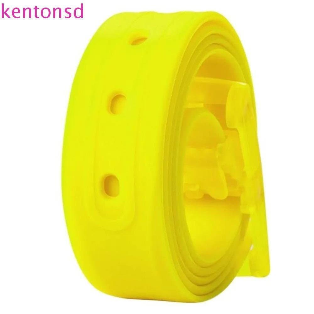 Cinto de Jeans Kington, Fivela de Silicone Sem Metal, Cinto Hipoalergênico, Doze Cores Disponíveis 4K8P