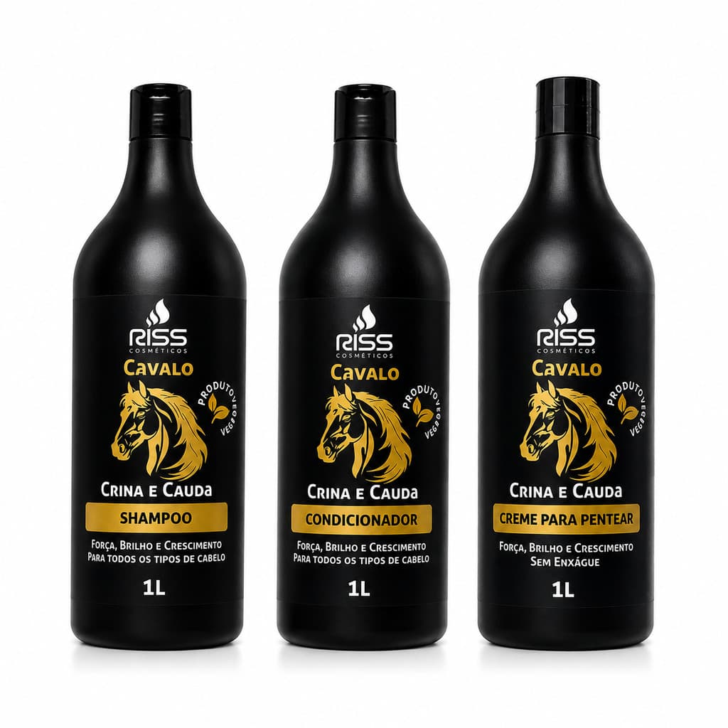 Kit Capilar Crina e Cauda Riss – 1L 3 itens