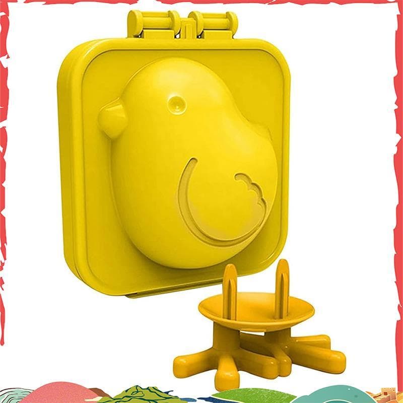 Molde De Ovo Cozido Ferramenta 3D Dos Desenhos Animados Frango Para Ovos Cozidos Em Forma Ferramentas DIY Acampamento