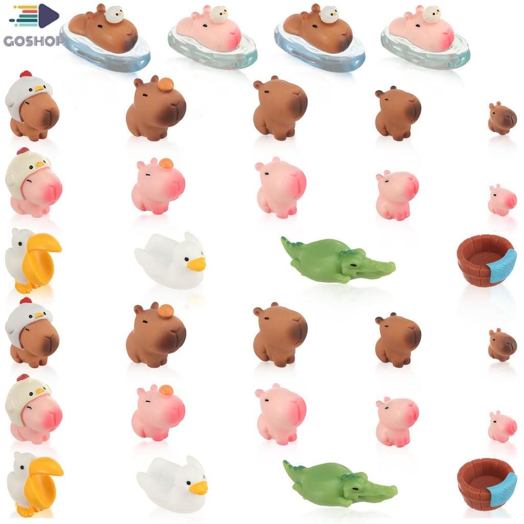 32 Peças Mini Figura De Resina Estatueta Em Miniatura Fofa 16 Estilos Diferentes Acessórios De Jardim De Fadas SHOPSBC94