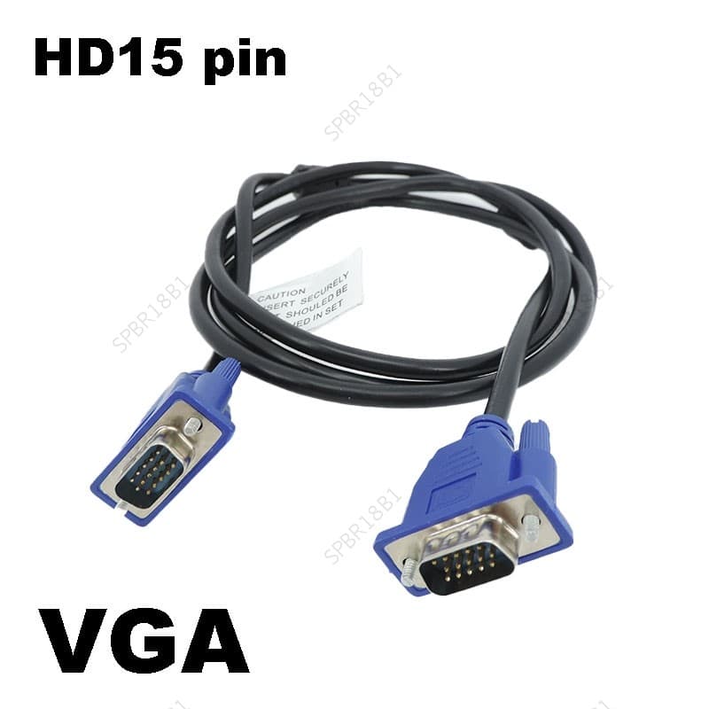 Cabo De Extensão VGA HD 3 + 6 Macho Para 15PIN Fio Núcleo De Cobre PC Computador Monitor Projetor BR18B1