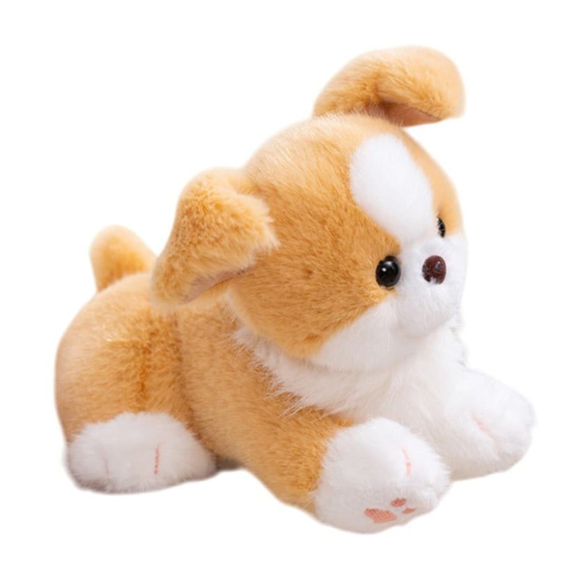 Simulação de toque Super macio Harry filhote de cachorro Panda vermelho boneca simulação borda pastor raposa brinquedo d