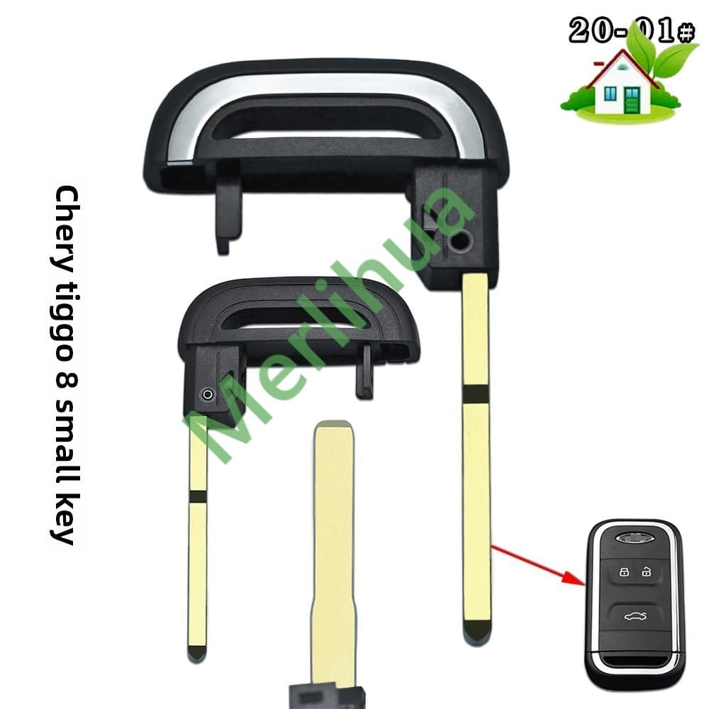 Para Chery Tiggo 8 5X Arrizo 7 Cartão Inteligente Controle Remoto Mecânico Pequena Chave De Reposição Emergência