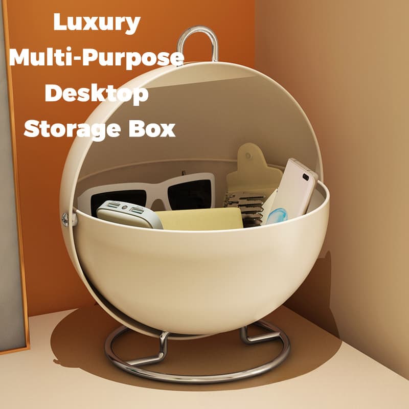 Caixa de armazenamento de lanche de mesa de luxo leve Caixa de armazenamento de artigos diversos de mesa doméstica