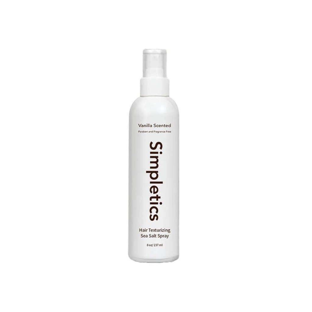 Spray de Sal Marinho Simpletics, Spray Texturizador de Sal Marinho com Baunilha Simpletics, Spray de Sal Marinho para Fi
