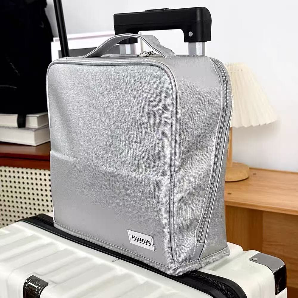 Bolsa cosmética Vertical feminina, bolsa de grande capacidade para viagem, à prova d'água, resistente ao desgaste, pode