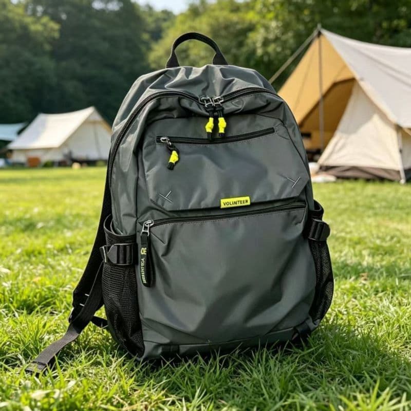 Mochila de viagem para caminhadas ao ar livre, bolsa esportiva casual de grande capacidade para computador, mochila esco