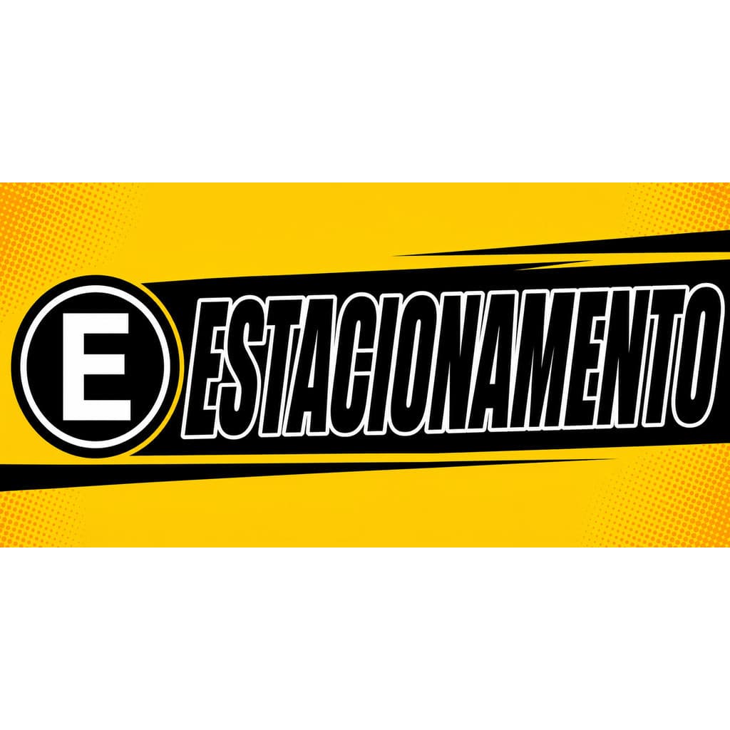 BANNER EM LONA PROPAGANDA 90X50CM COM 4 ILHÓIS ALTA QUALIDADE ESTACIONAMENTO