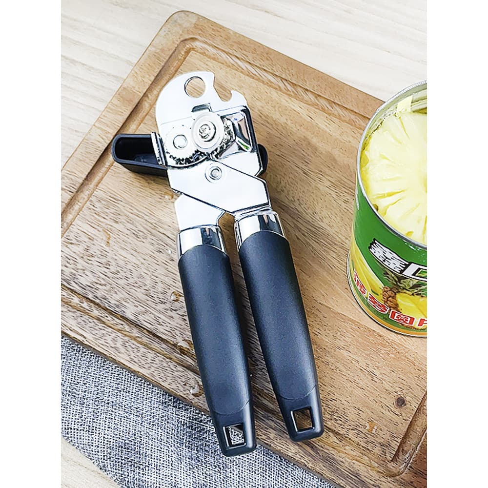 Abridor de latas multifuncional, abridor de latas de aço inoxidável, faca, chave de fenda, leite em pó, lata de frutas,