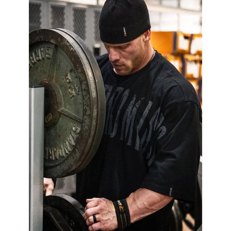 GASP Não Compromisso Fitness Musculação Novo Estilo Solto Ao Ar Livre Tamanho Grande Transpiração Respirável Leve Treina