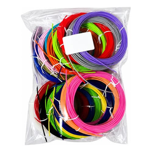Kit Filamento Pla 1,75mm 20 Cores Para Caneta 3d Sortidos 5v