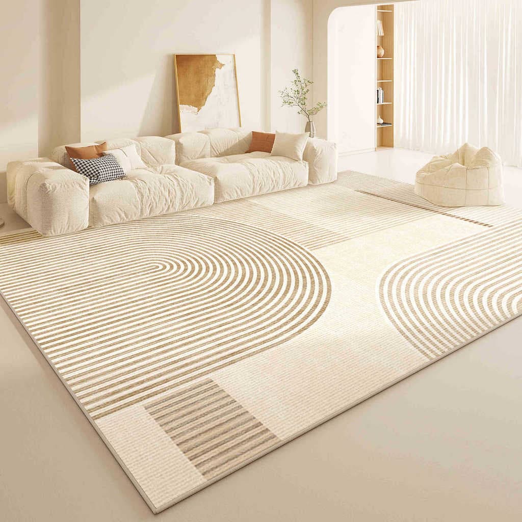 [Novo produto] tapete de sala de estar estilo creme simples tapete de cabeceira do quarto tapete antiderrapante Premium
