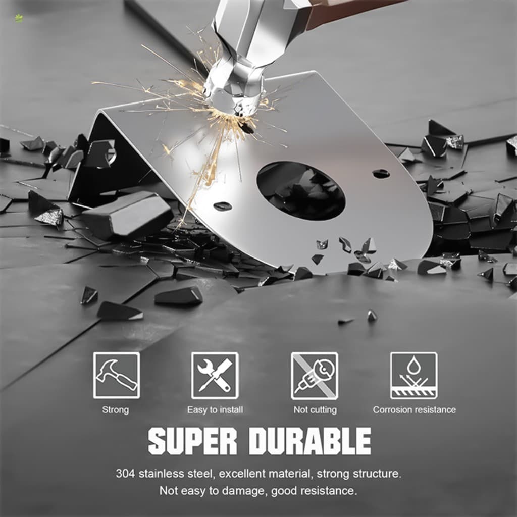 Suporte De Luz LED De Aço Inoxidável 304 Em Forma De L-Design De Melancia Para Iluminação De Chassi De Caminhão