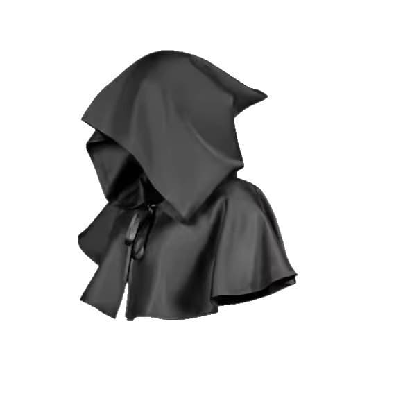 Capa de Ceifador para Cosplay de Halloween, Capa Medieval com Capuz para Adultos, Fantasia de Monge em Estoque