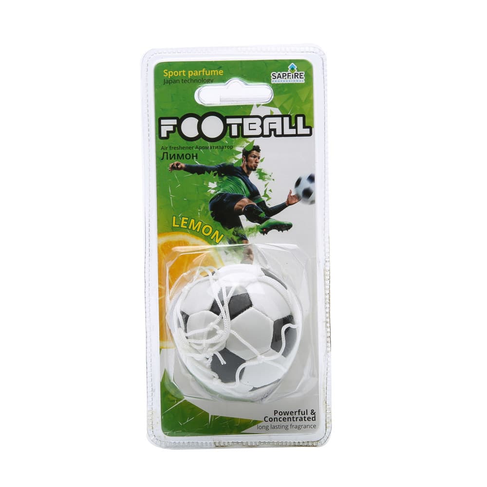 Perfume para Carro, Ornamento Suspenso de Couro em Forma de Bola de Futebol, Aromatizador de Carro, Aromatizador de Ambi