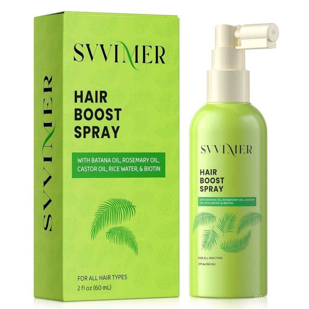 Svvimer Spray Sérum para Crescimento Capilar - com Óleo de Alecrim, Batana e Biotina para Queda e Afinamento dos Cabelos