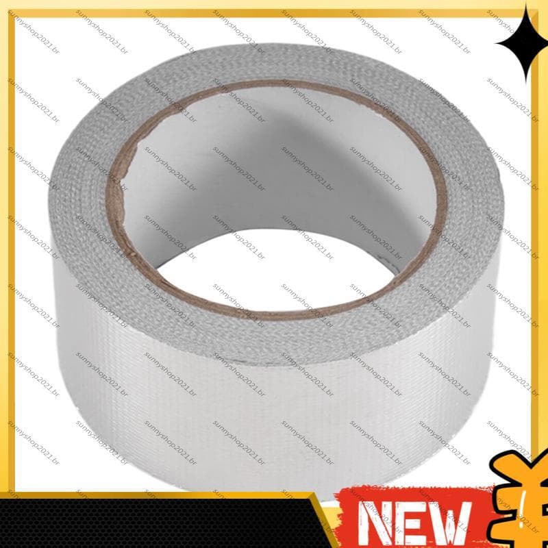 [Best S] Fita De Folha De Alumínio De Tecido De Fibra De Vidro (5.9 Milhas De Espessura) , Adesiva De Metal Com Isolamen