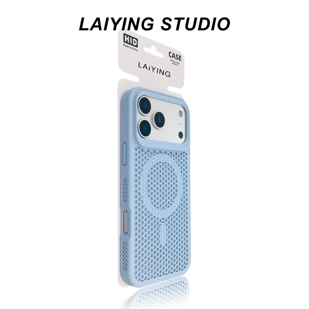 Dissipação Magnética De Calor Em Favo De Mel Com Sucção De Pele , Adequada Para iPhone 17 16 15 14 13 Capa De Telefone a