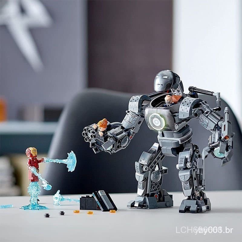 Novo produto em estoque compatível com Lego 76190 Iron Overlord Chaos Iron Man MK1 Avengers, super bloco de montar. CUOD