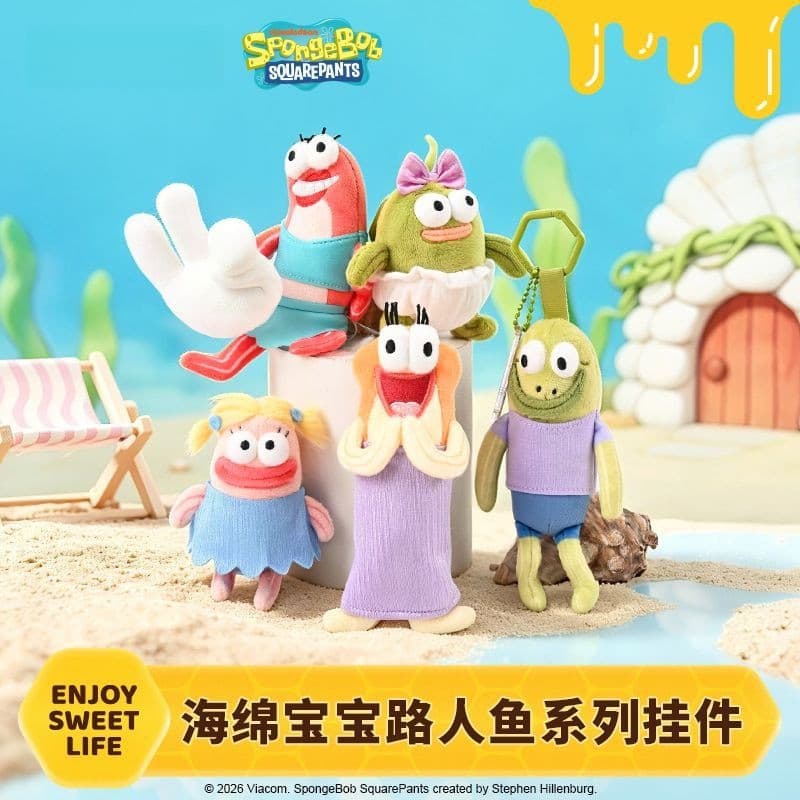 [Oficial] Chaveiro Engraçado do Peixe-Palhaço do Bob Esponja: Série Residentes de Bikini Bottom, Presente Divertido para