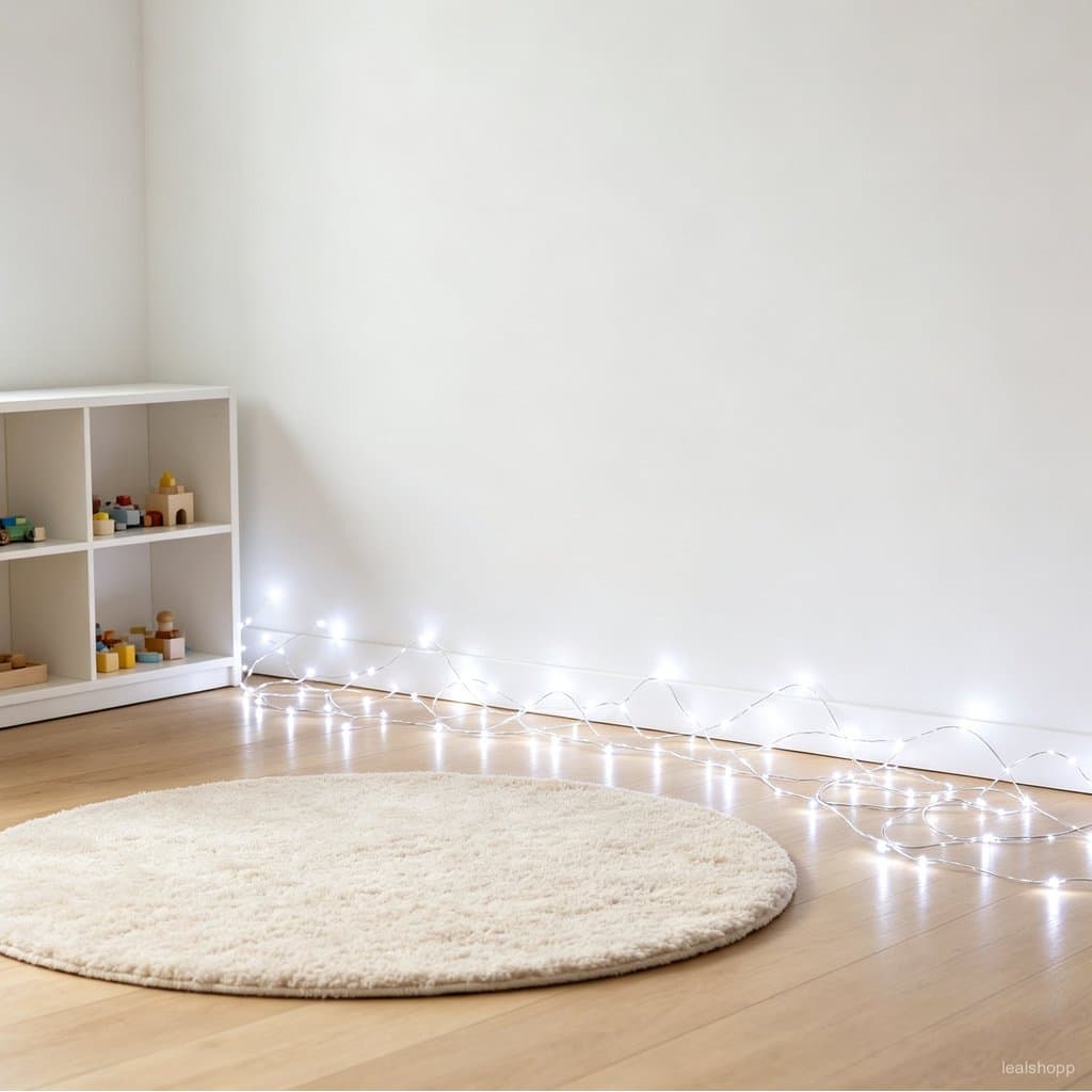 6/7/8 Pcs Luz Decorativa A Bateria Branca Sem Complicações Acende Em Segundos Constante E De Baixo Consumo