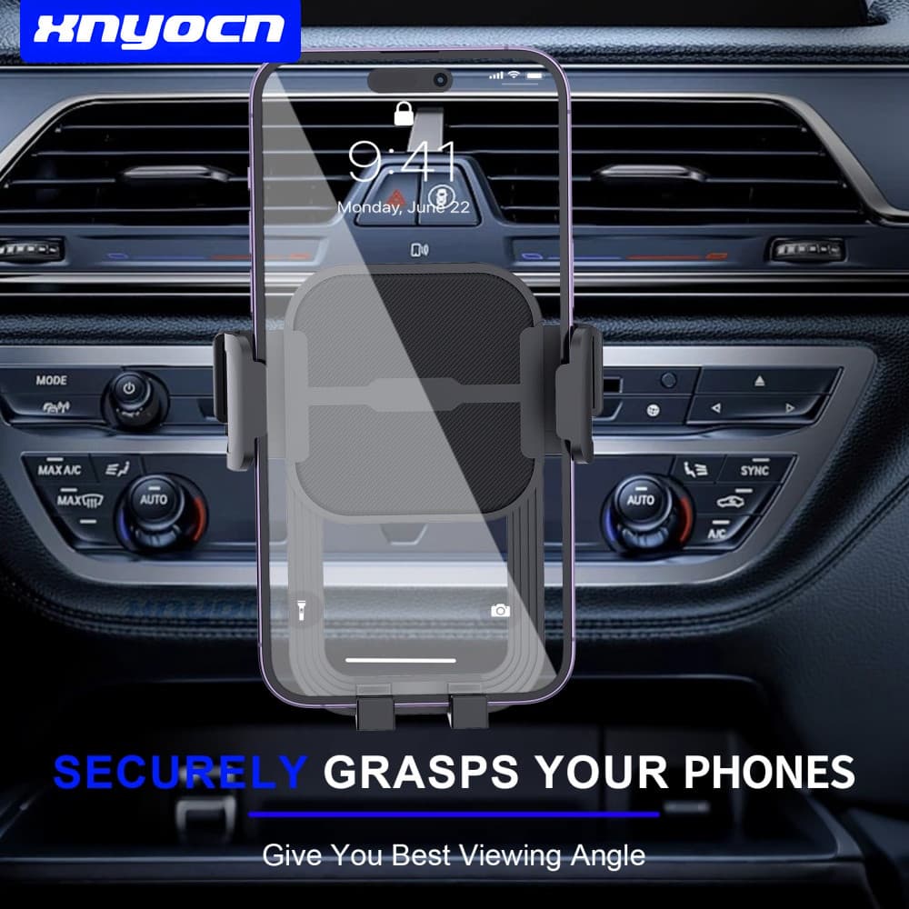 Suporte Para Telefone Com Slot CD Carro Instalação E Travamento Rápido , 360 ° Giratório Universal Smartphones De 4.7 A