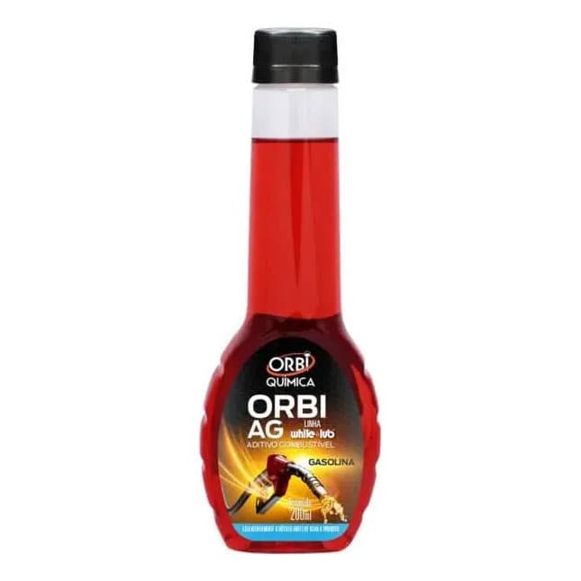 Aditivo Combustível Gasolina Orbi 200ml Moto Carro Motor