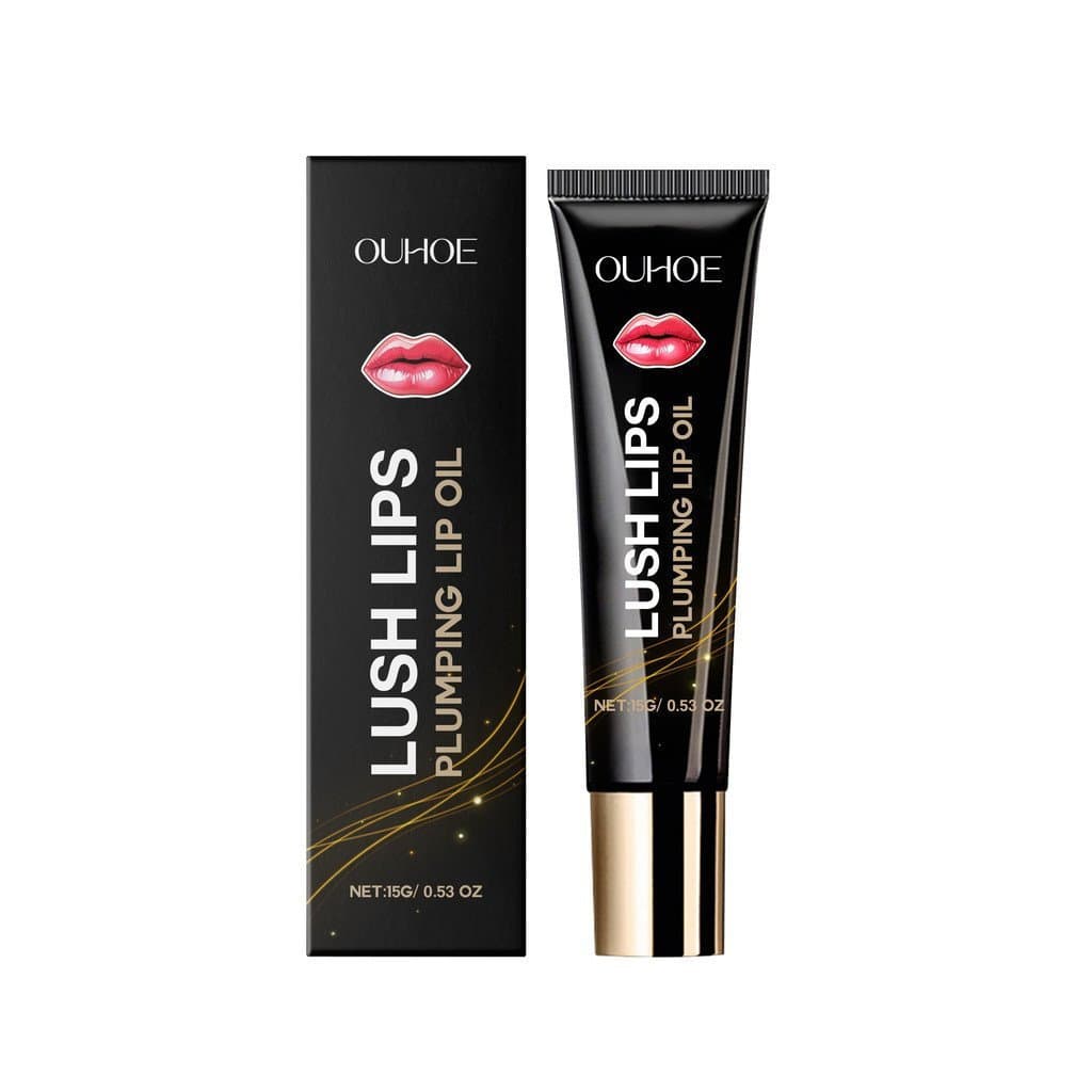 OUHOE 15G Lip Care Hidratante Óleo Plumping Antirrugas Suavizante Bálsamo Labial Para Lábios Secos