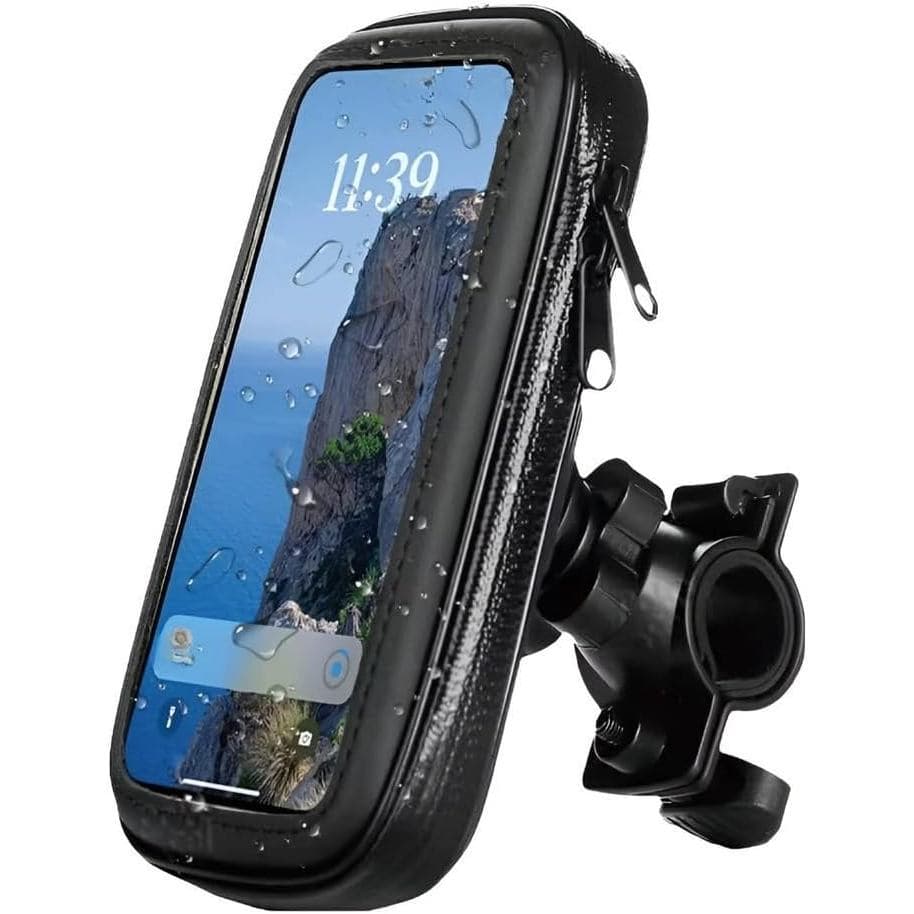 SUPORTE DE CELULAR  UNIVERSAL A PROVA DE AGUA PARA MOTO BIKE ATÉ 6,5'